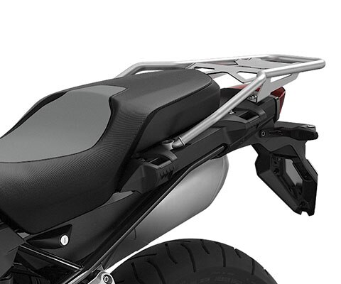 We see the Comfort seat of the F 850 GS Adventure.