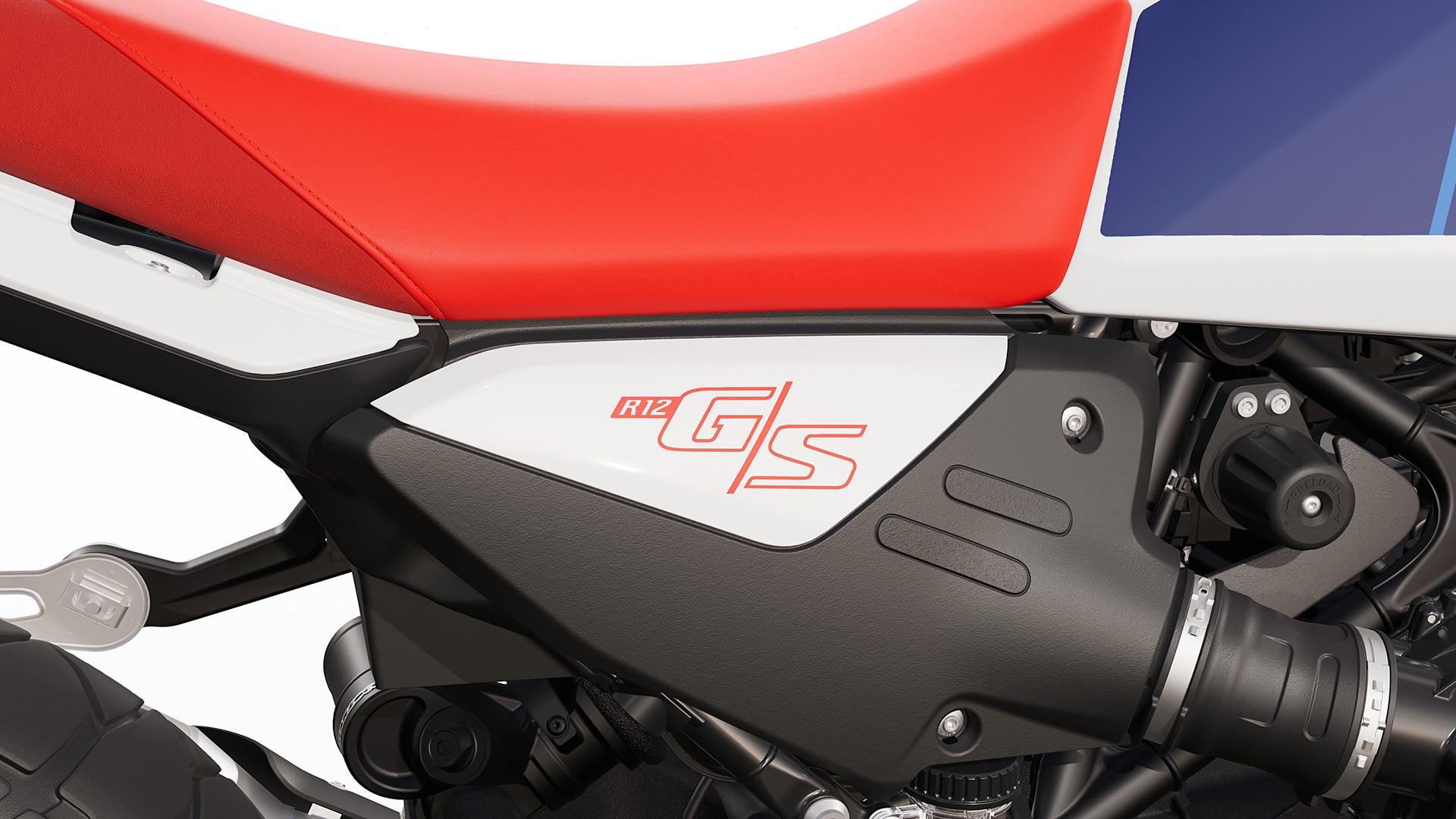 The boxer engine of the R 12 G/S retro enduro from BMW Motorrad