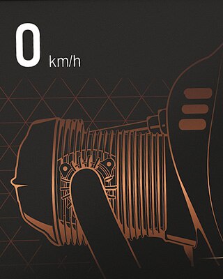 TFT display of the R 18 B.