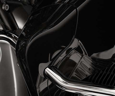 Wind deflector of the R 18 Transcontinental.