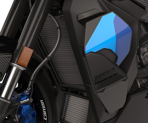The M winglets of the M 1000 XR from BMW Motorrad