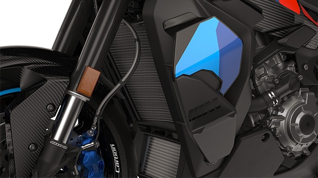 The M winglets of the M 1000 XR from BMW Motorrad